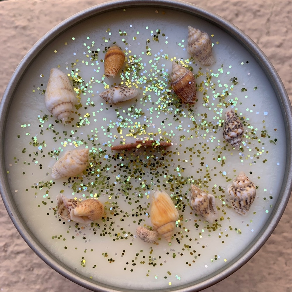 Handmade Soy Wax Candle “Sea Salt & Orchid”